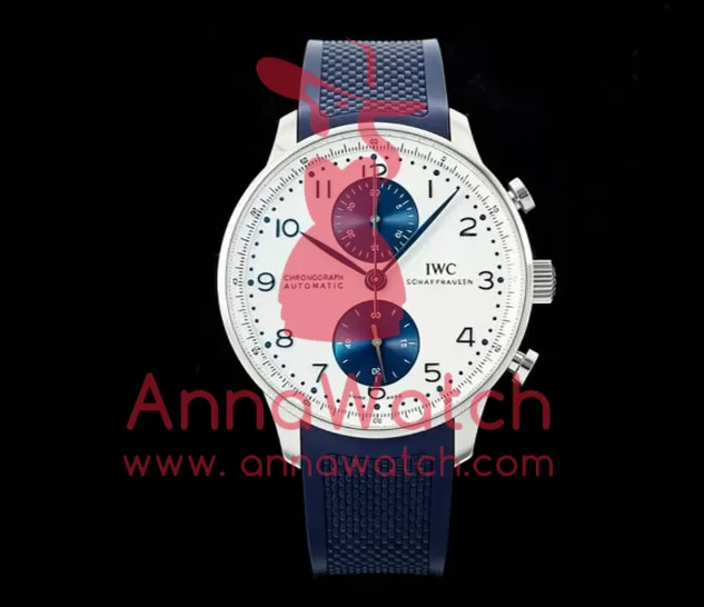 Portuguese Chrono 41mm SS / RU White / Blue Z+F A69355
