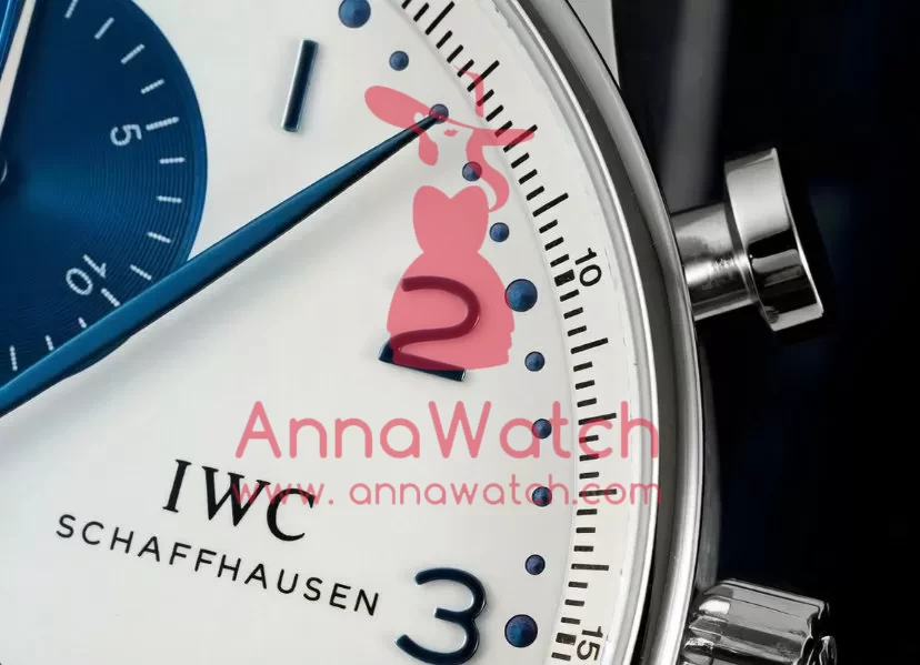 Portuguese Chrono 41mm SS / RU White / Blue Z+F A69355 - Image 4