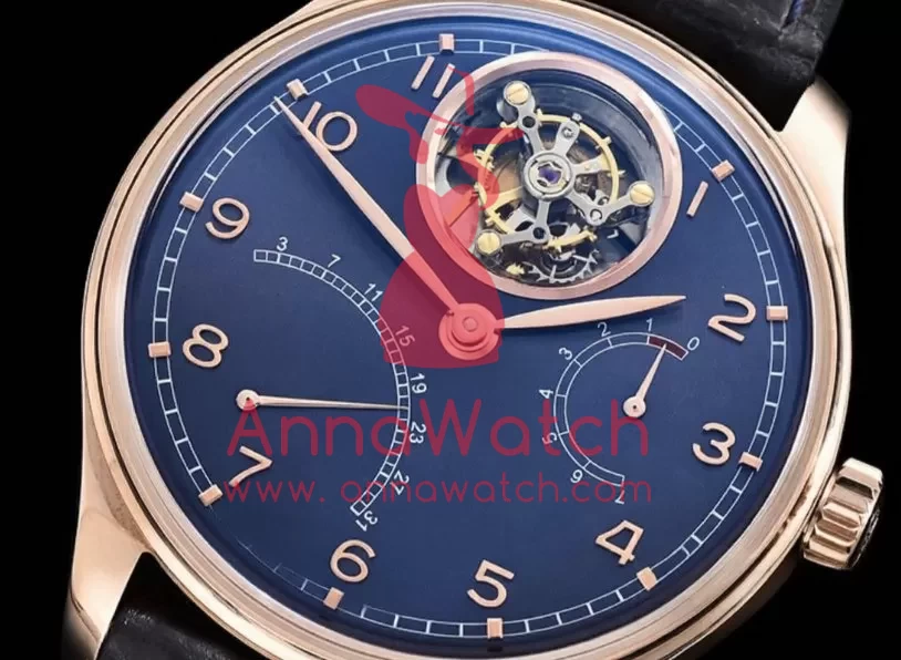 IWC ?C Portugieser Mystere Tourbillon RG / LE Blue YLF Tourbillon