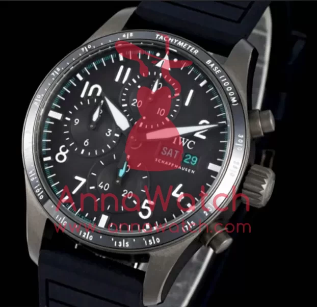 Pilot Chrono 41mm 2023 TI / RU Black / Num BLSF A7750 Mod