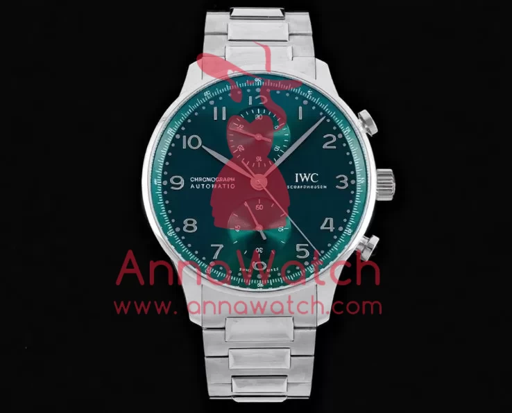 Portuguese Chrono 41mm SS / SS Green Dial V6SF A69355 - Image 6