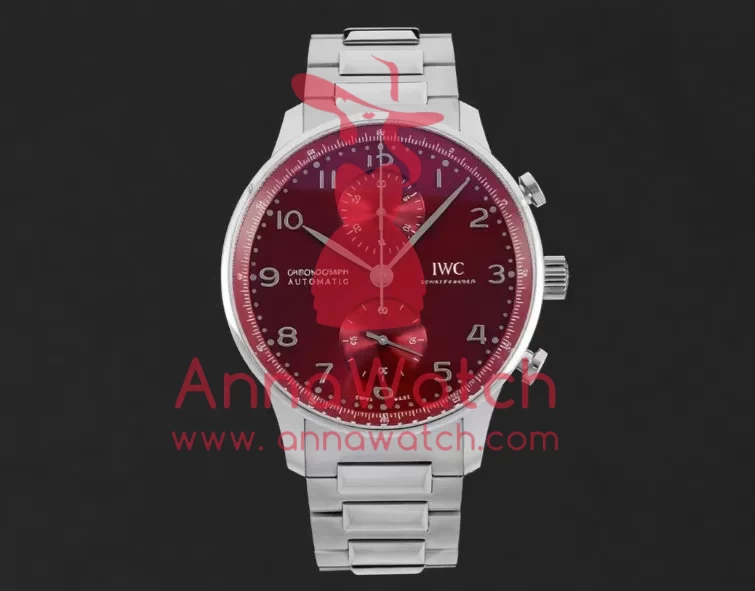 Portuguese Chrono 41mm SS / SS Red Dial V6SF A69355 - Image 3