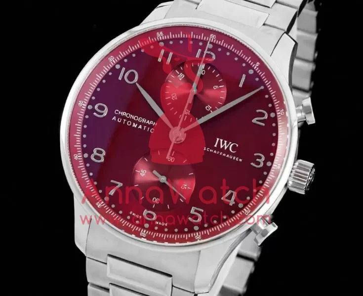 Portuguese Chrono 41mm SS / SS Red Dial V6SF A69355 - Image 2
