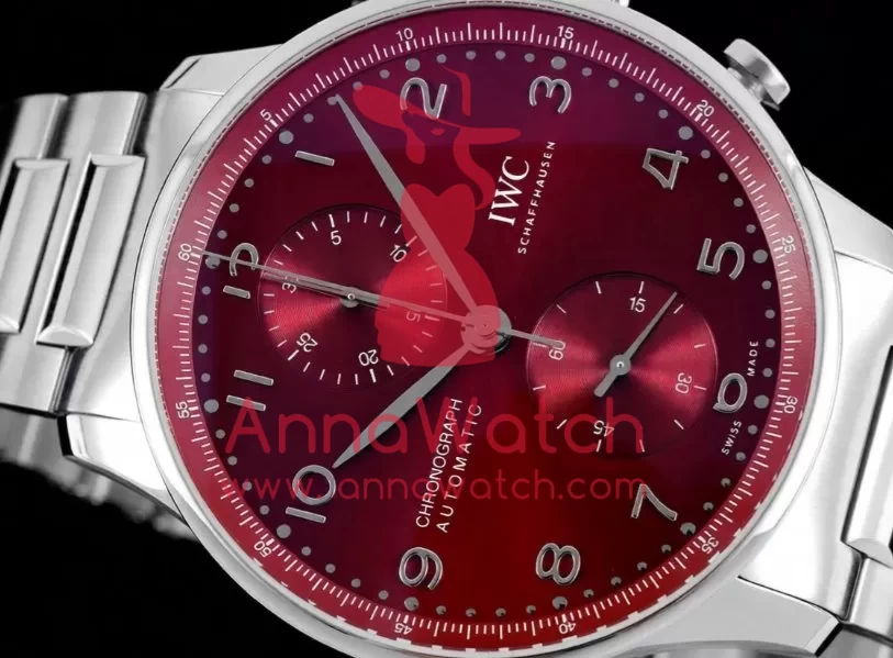Portuguese Chrono 41mm SS / SS Red Dial V6SF A69355 - Image 5