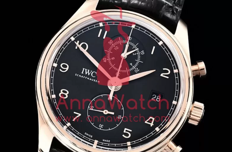 IWC ?C Portugieser Chronograph Classic RG / LE Black YLF A7750