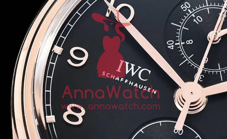 IWC ?C Portugieser Chronograph Classic RG / LE Black YLF A7750 - Image 4