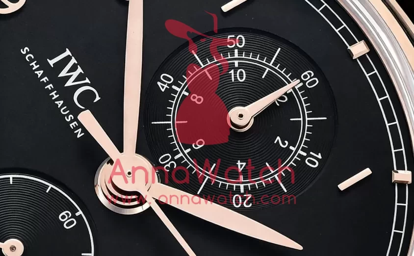 IWC ?C Portugieser Chronograph Classic RG / LE Black YLF A7750 - Image 6