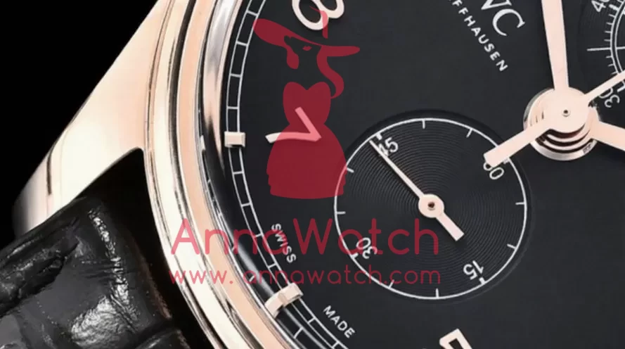 IWC ?C Portugieser Chronograph Classic RG / LE Black YLF A7750 - Image 7