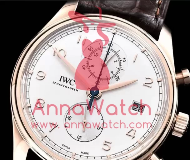 IWC ?C Portugieser Chronograph Classic RG / LE Wht YLF A7750 - Image 3