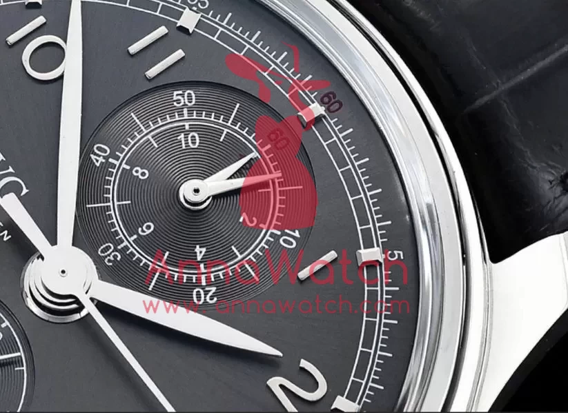 IWC ?C Portugieser Chronograph Classic SS / LE Grey YLF A7750 - Image 5