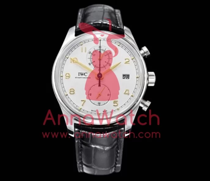 IWC ?C Portugieser Chronograph Classic SS / LE Wht / G YLF A7750 - Image 4