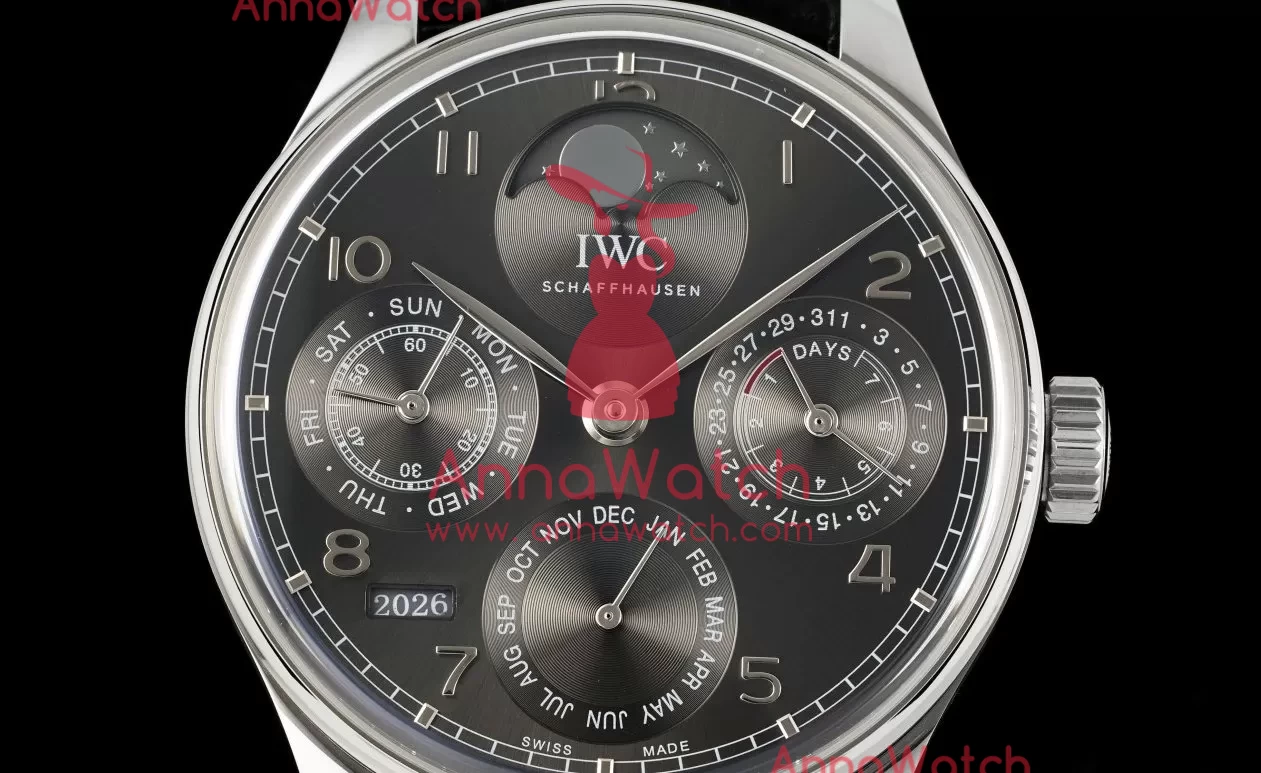 Portugieser Perpetual Calendar 5033 44mm SS / LE Dark Gray / Num APSF A51613 - Image 4