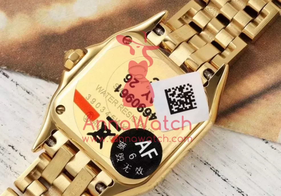 Panthere Secrete De Ladies 22mm Dia YG / YG Gold Brown Dial AF Quartz - Image 9