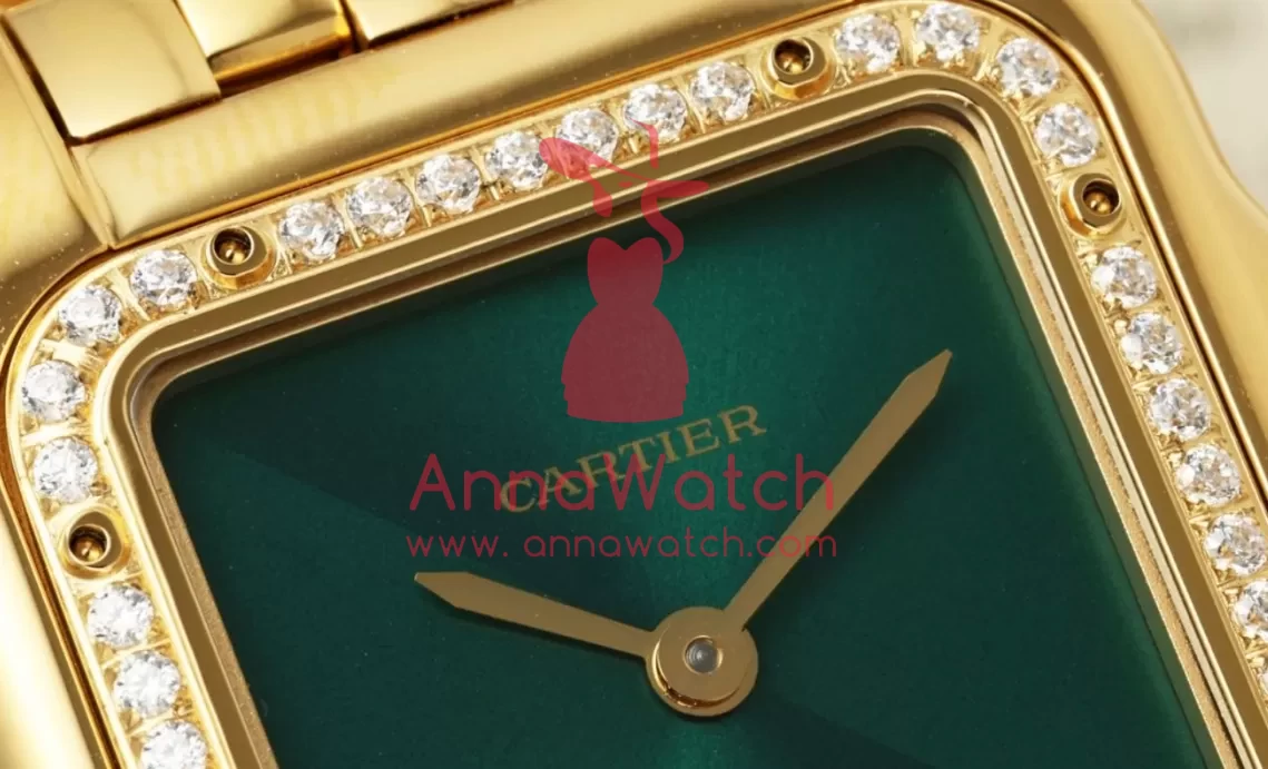 Panthere Secrete De Ladies 22mm Dia YG / YG Green Dial AF Quartz - Image 5