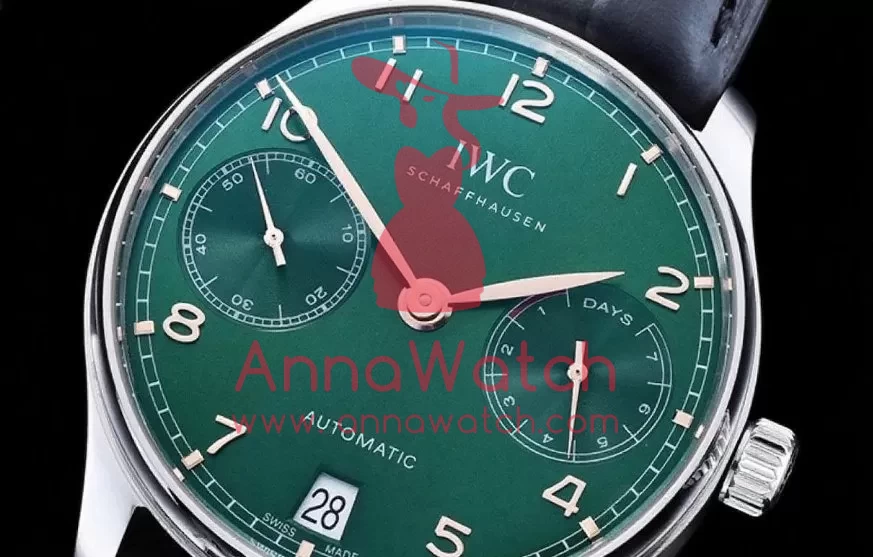 IWC ?C Portugieser 5007 SS / LE Green / Gold Num ZF A52010 Mod - Image 2
