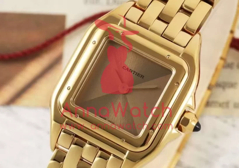 Panthere Secrete De Ladies 22mm YG / YG Gold Brown Dial AF Quartz - Image 2