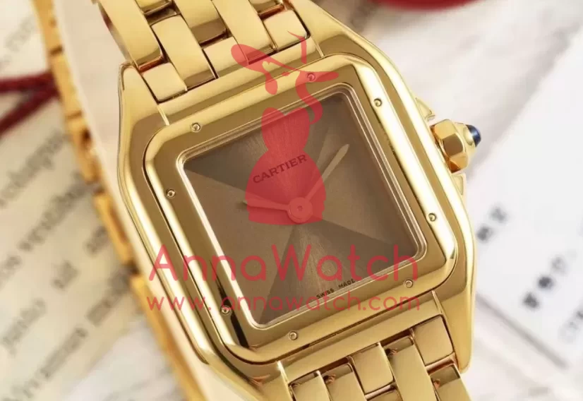 Panthere Secrete De Ladies 22mm YG / YG Gold Brown Dial AF Quartz - Image 3