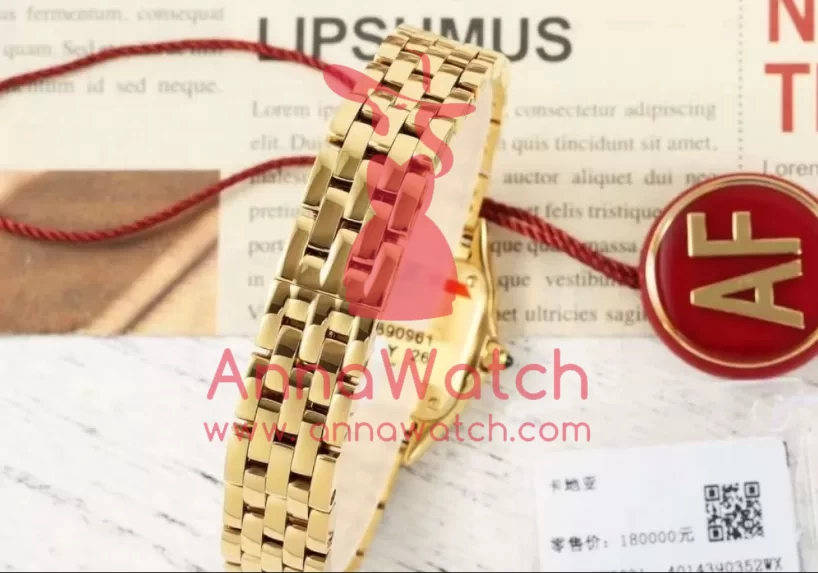 Panthere Secrete De Ladies 22mm YG / YG Gold Brown Dial AF Quartz - Image 9