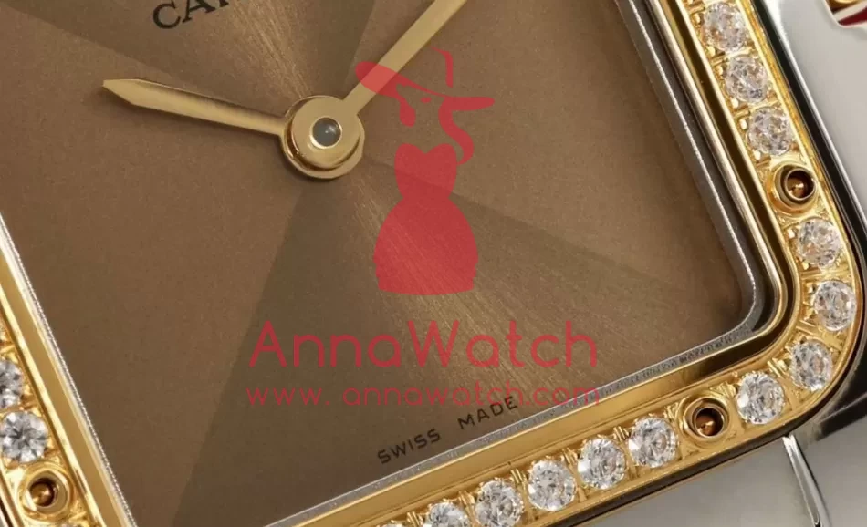 Panthere Secrete De Ladies 27mm Dia YG / SS Gold Brown Dial AF Quartz - Image 6