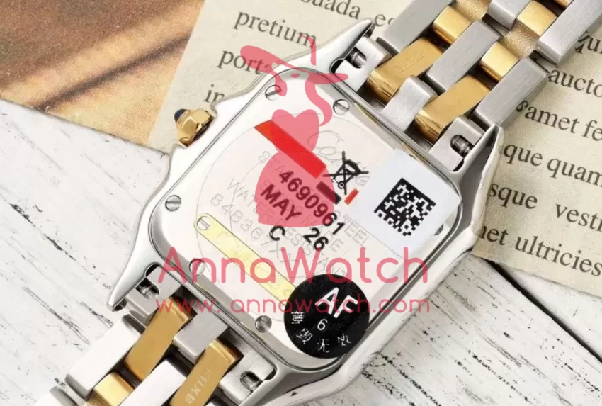 Panthere Secrete De Ladies 27mm Dia YG / SS Gold Brown Dial AF Quartz - Image 9