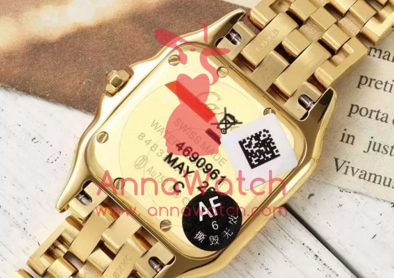 Panthere Secrete De Ladies 27mm Dia YG / YG Green Dial AF Quartz - Image 9